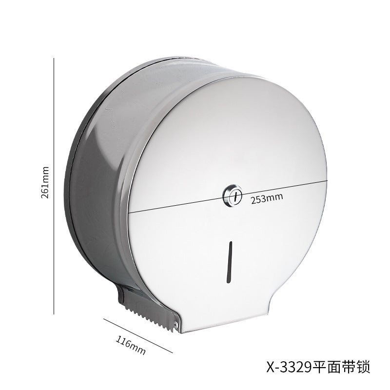 Italian Toilet Paper Box 304 Stainless Steel Brushed Roll Paper Tissue Box Stainless Steel Fashion Large Tissue Box Manufacturer - Image 1